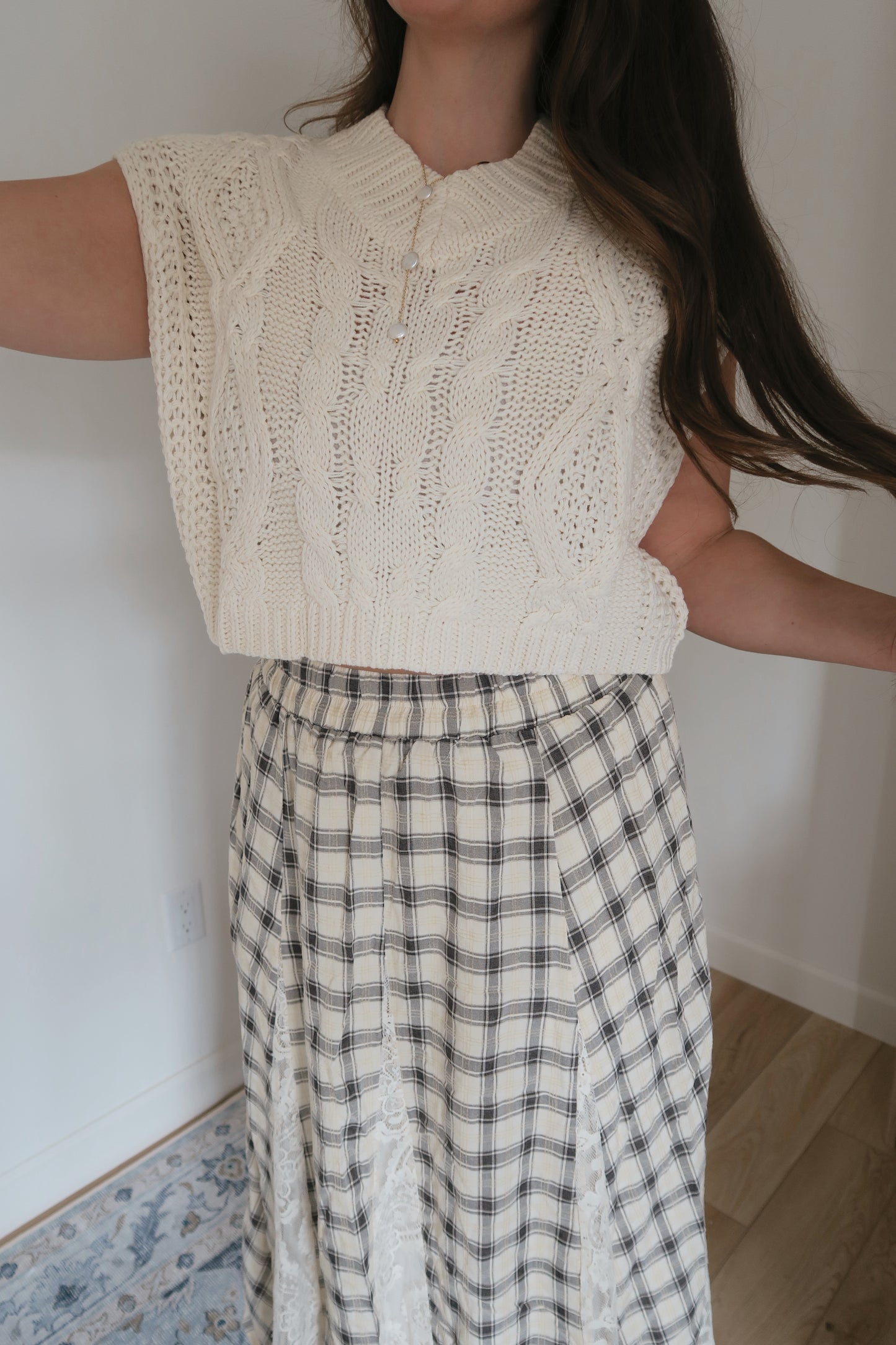 Vintage Sea Maxi Skirt