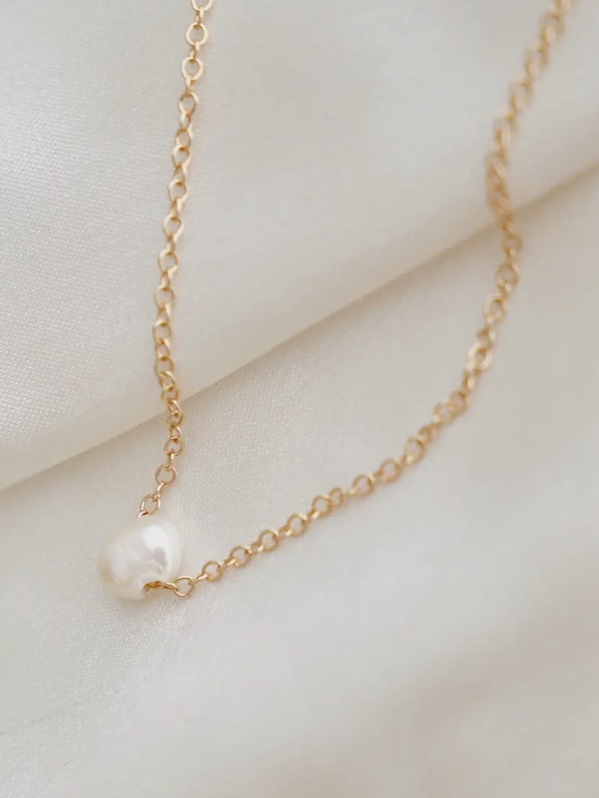 Pearl Cove Necklace (gold & silver)