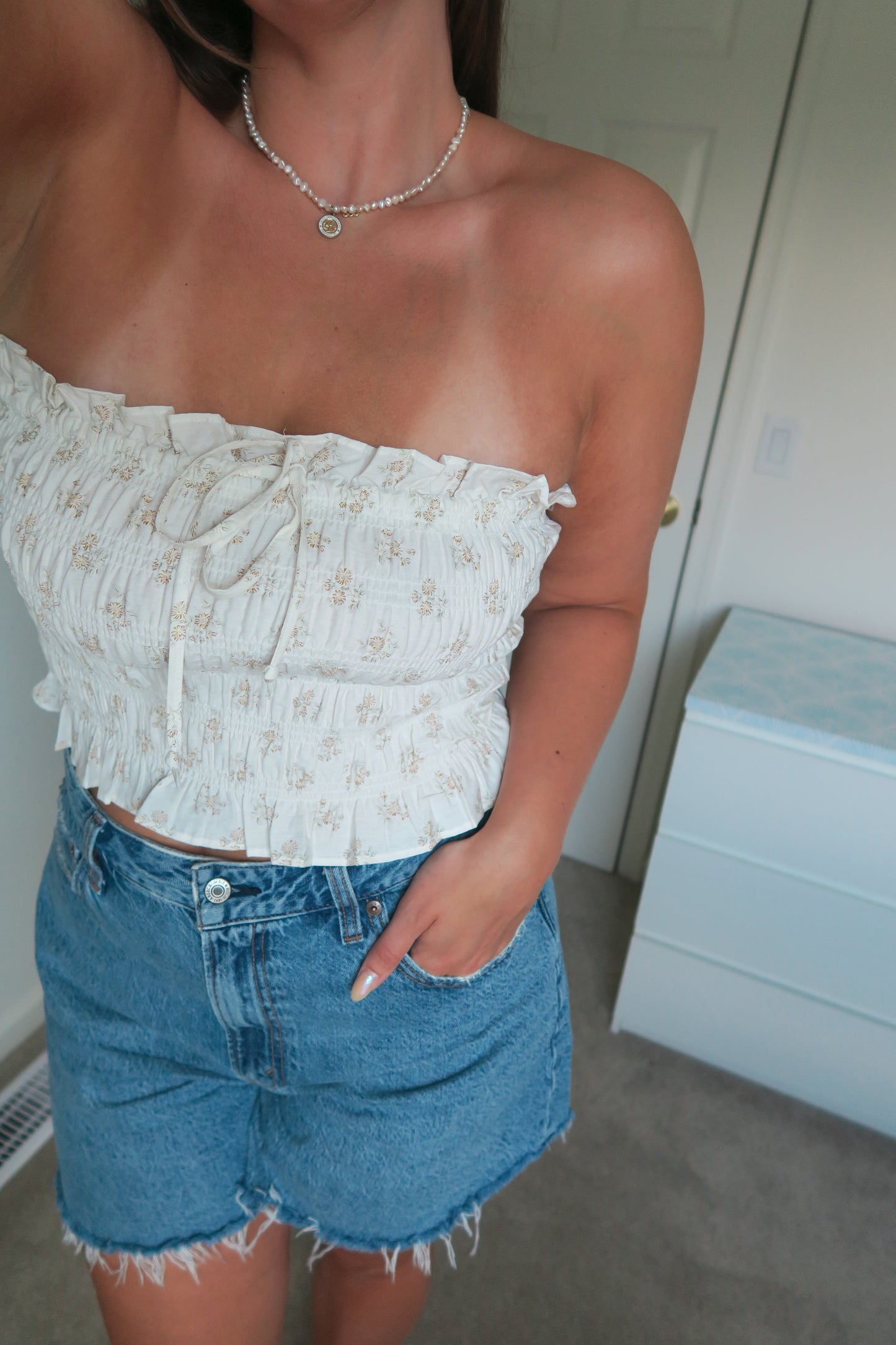 Dream Girl Tube Top - White