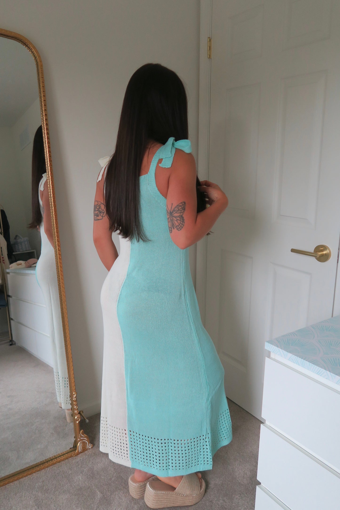 Aquamarine Maxi Coverup Dress