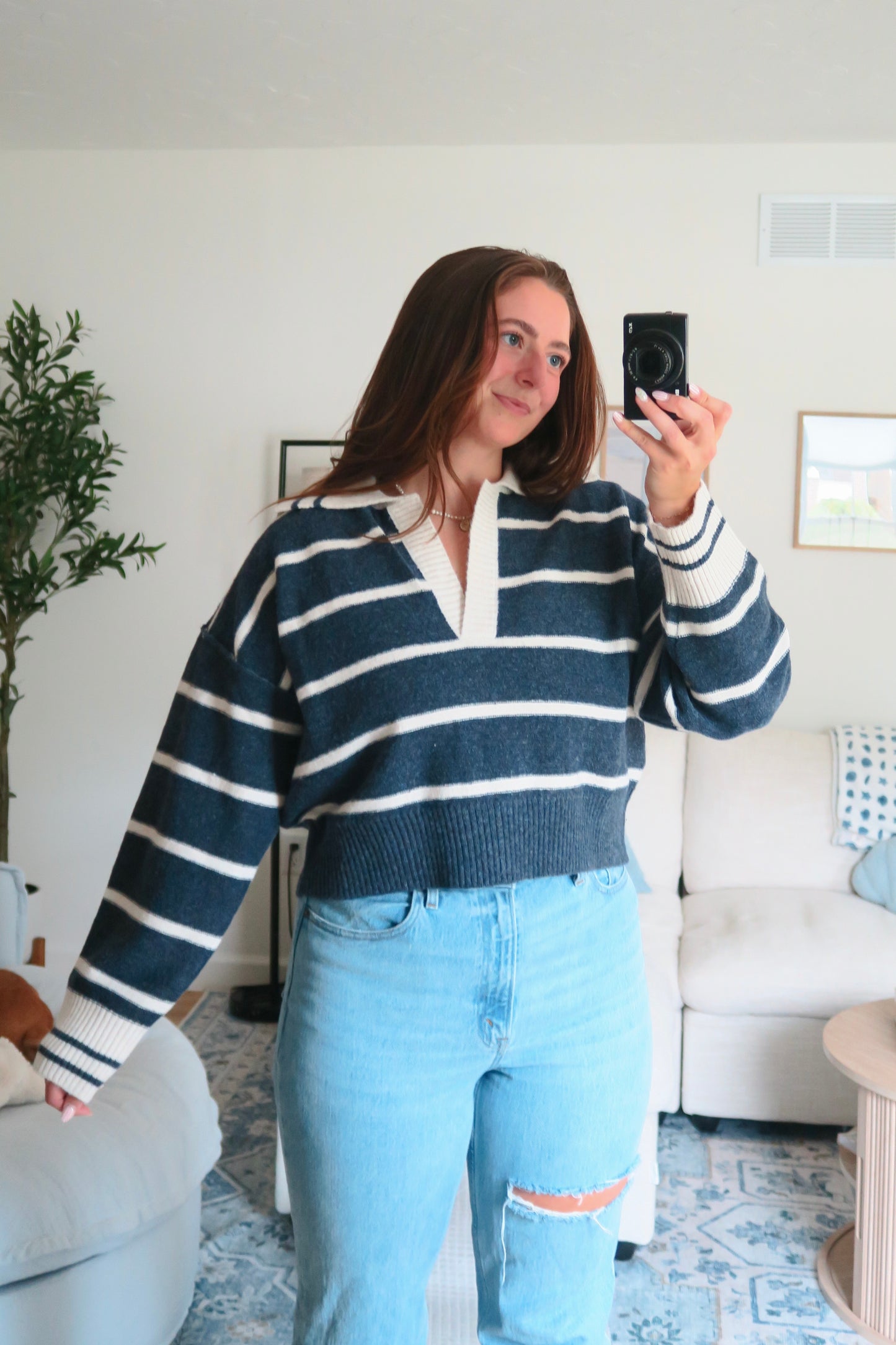 Nautical Navy Sweater