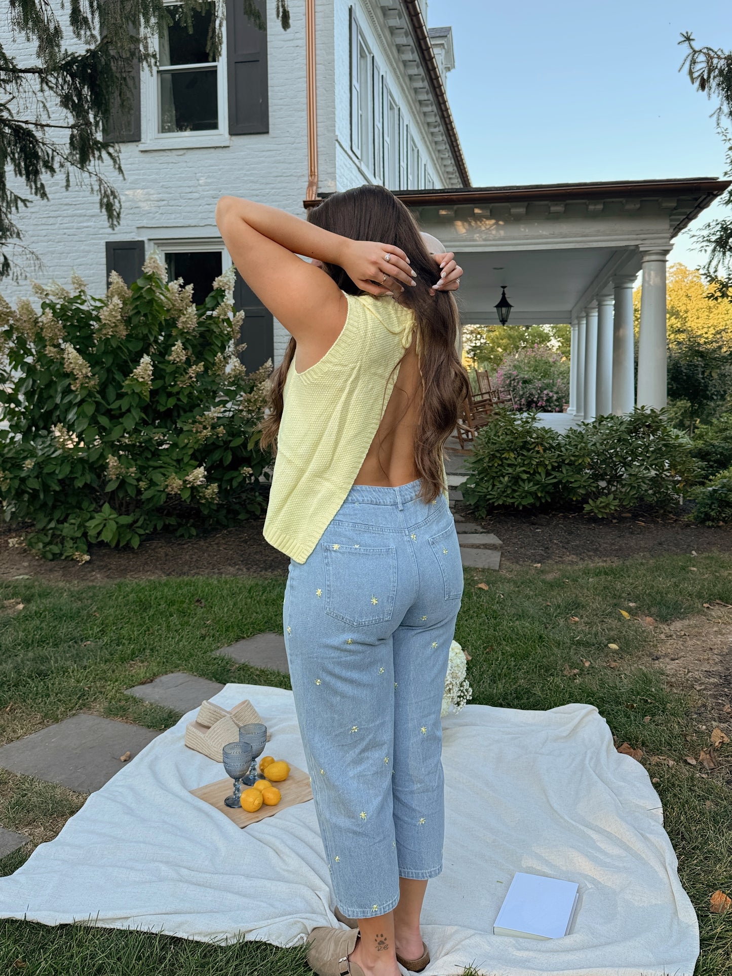 Susannah Open Back Sweater