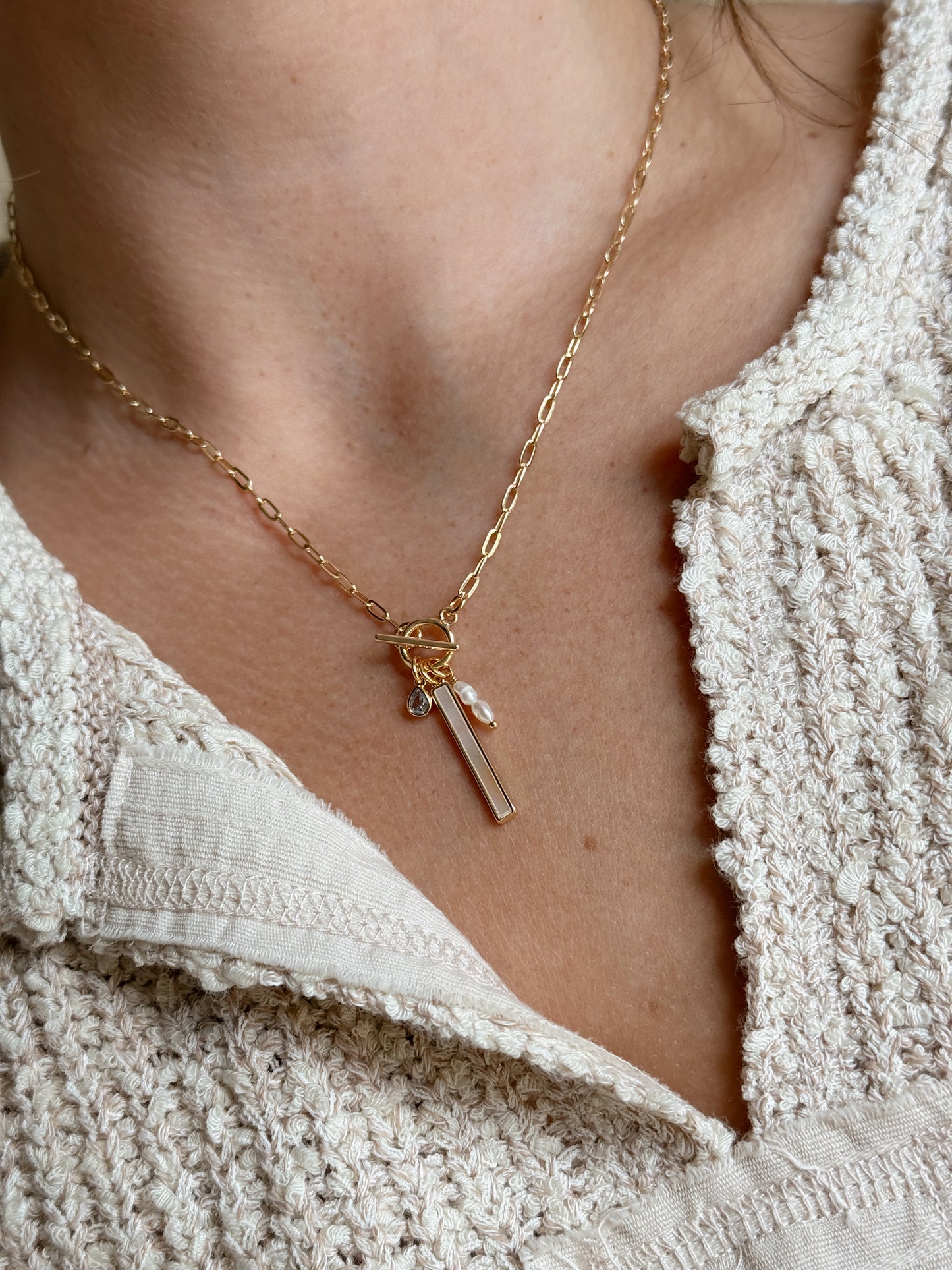 Freshwater Charm Necklace