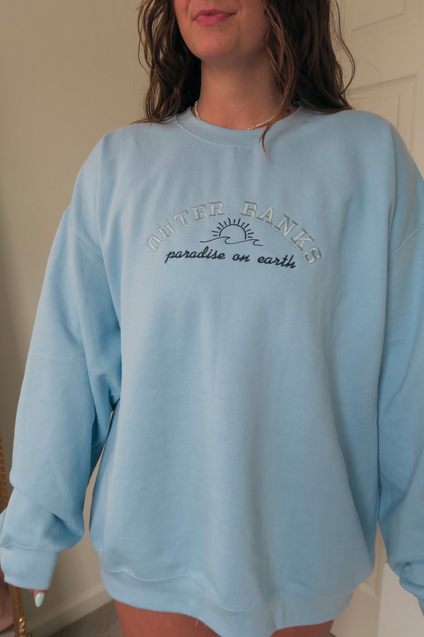 OBX Blue Crewneck