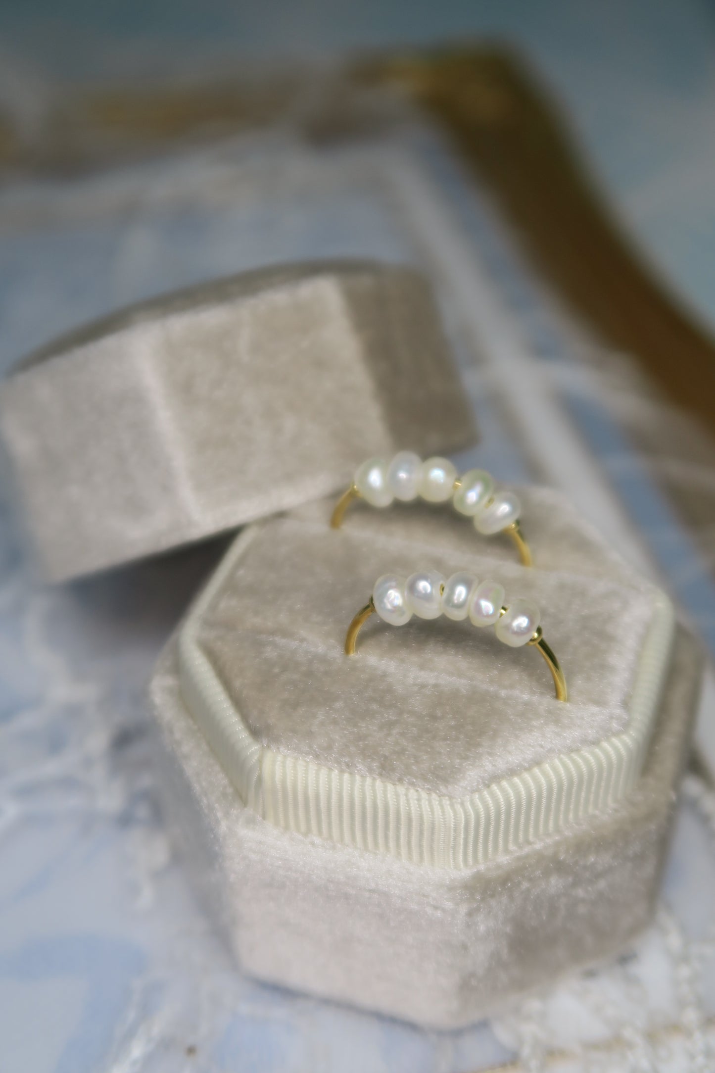 Dewdrop Pearl Ring