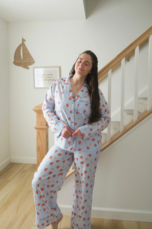 Strawberry Patch Pajama Set