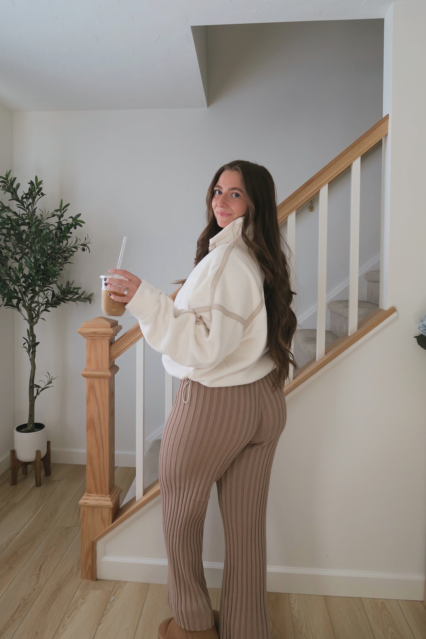 Dune Knit Pant - Mocha