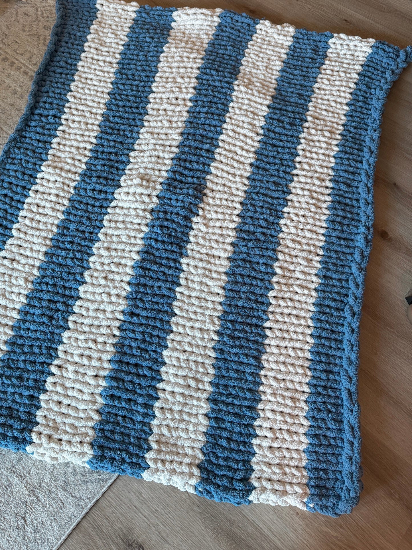 Cozy Coastal Handmade Blanket