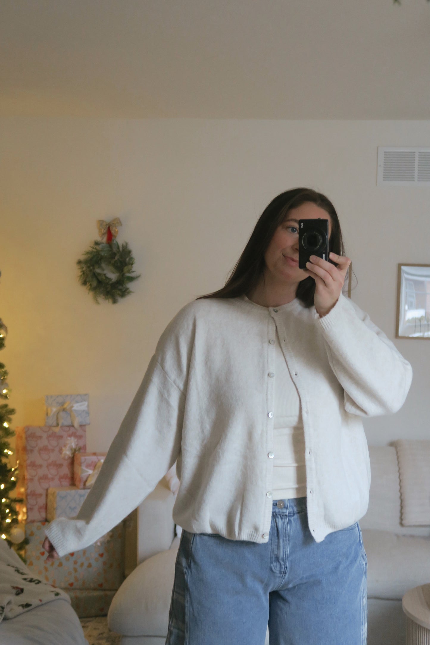 Callie Cardigan - Ivory