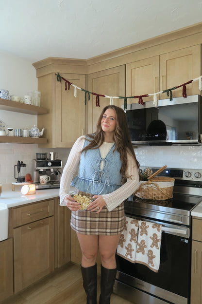 Give Thanks Denim Vest