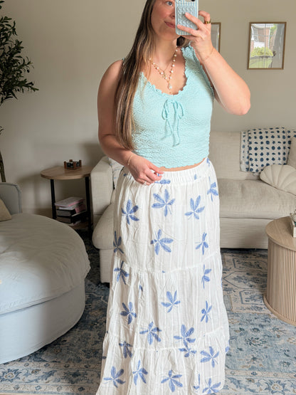 Blue Lagoon Maxi Skirt