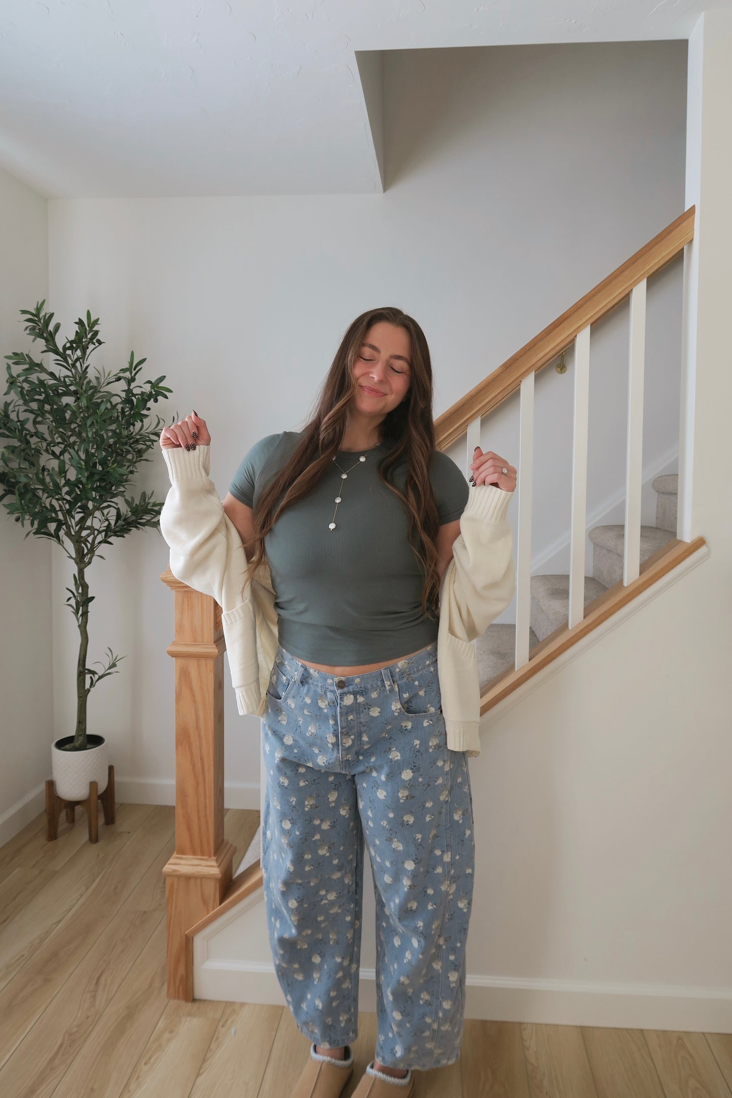 Barista Basic Top - Eucalyptus