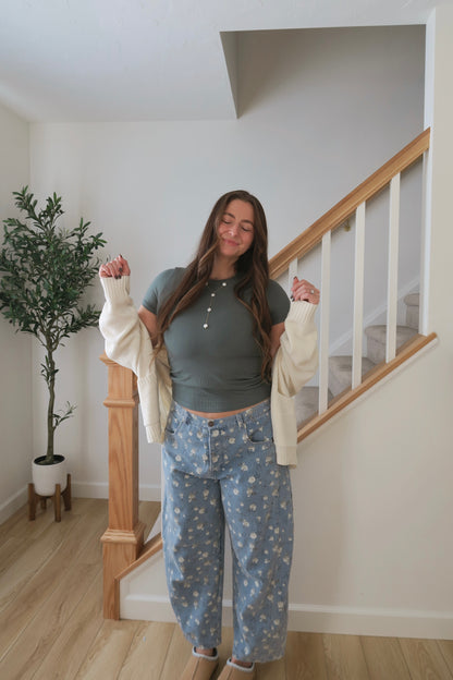 Barista Basic Top - Eucalyptus