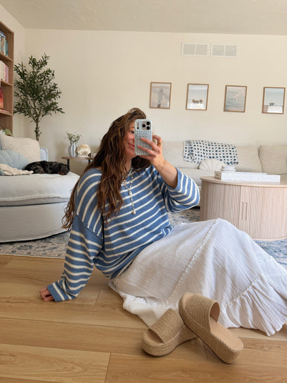 Salt Waves Sweater - Blue