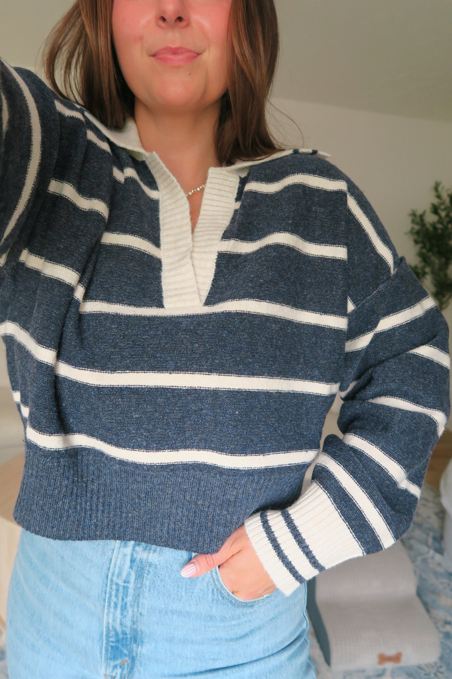 Nautical Navy Sweater