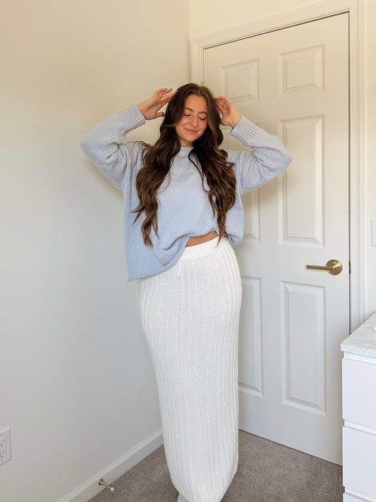 Sunday Morning Sweater - Light Blue