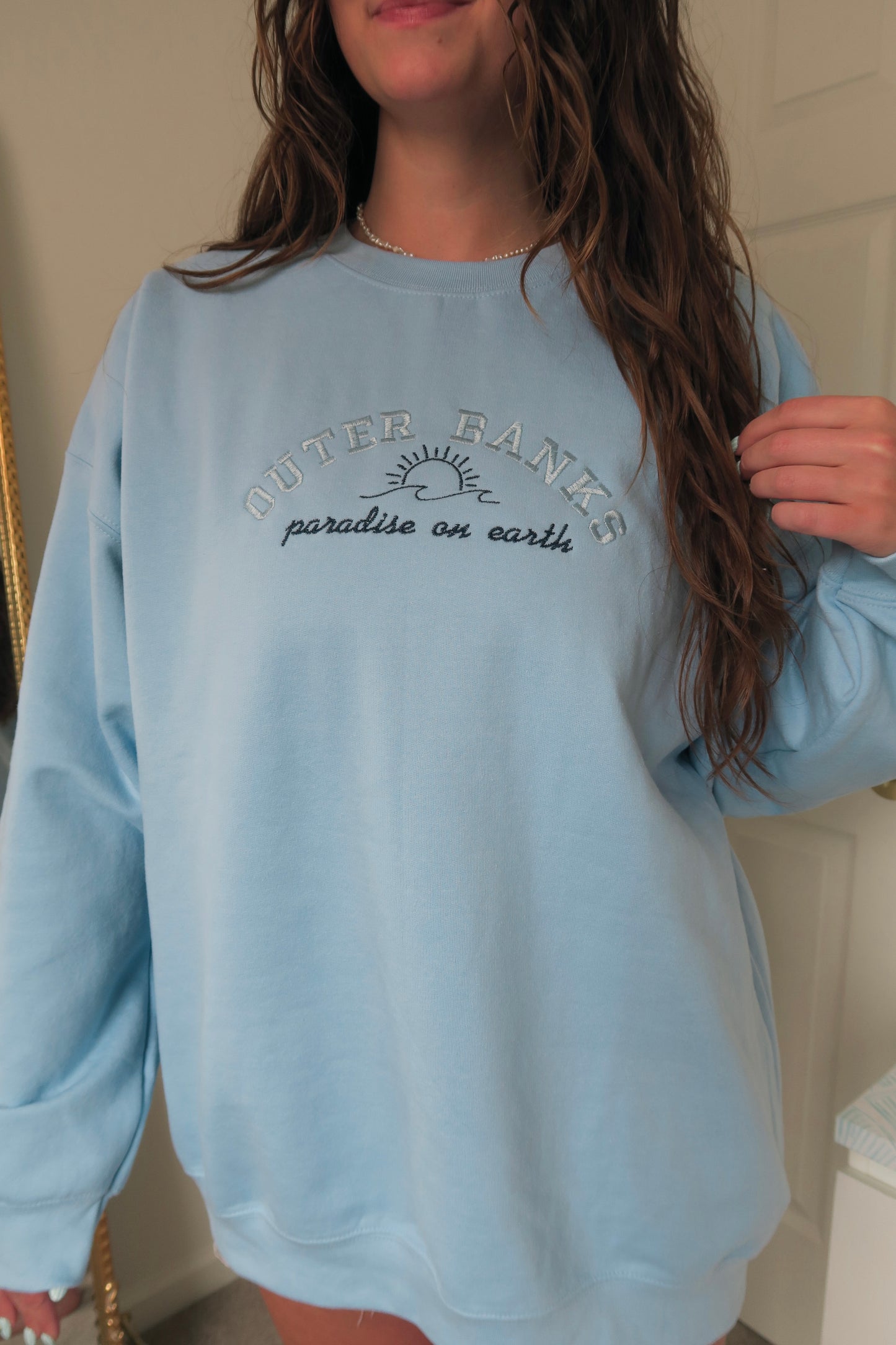 OBX Blue Crewneck