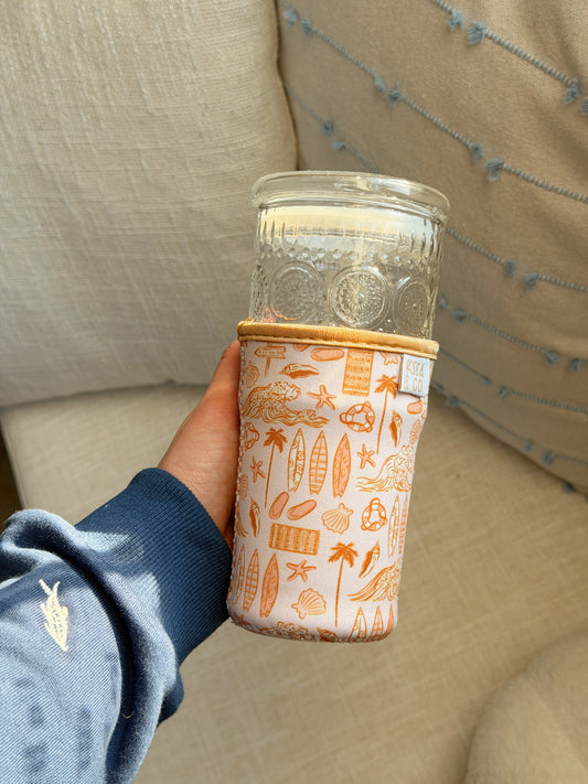 Coastal Sunset Coffee Coozie
