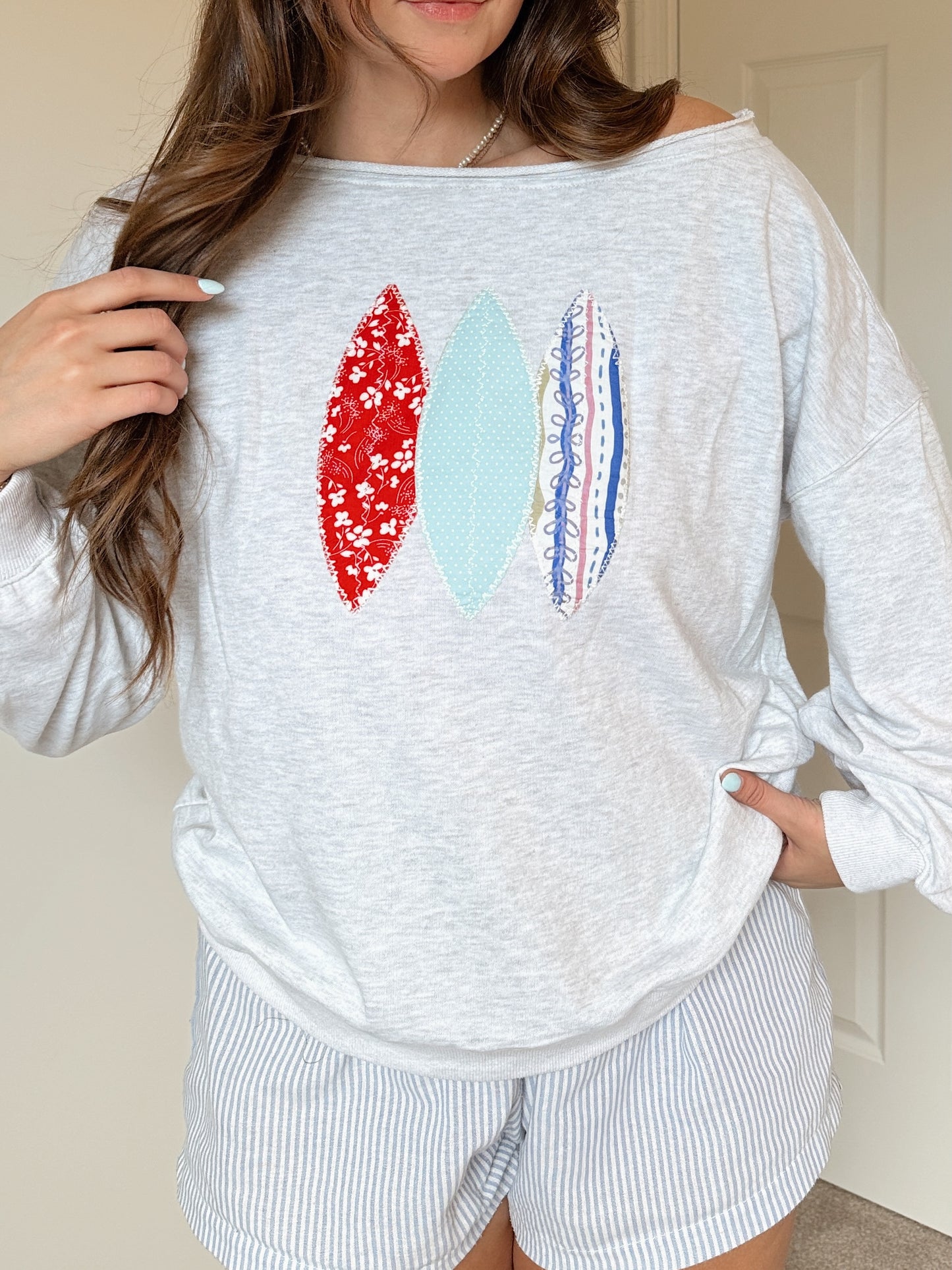 PREORDER Surfs Up Patchwork Pullover
