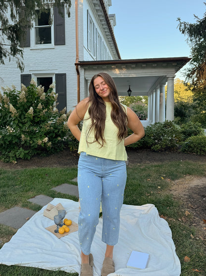 Belly Embroidered Jeans