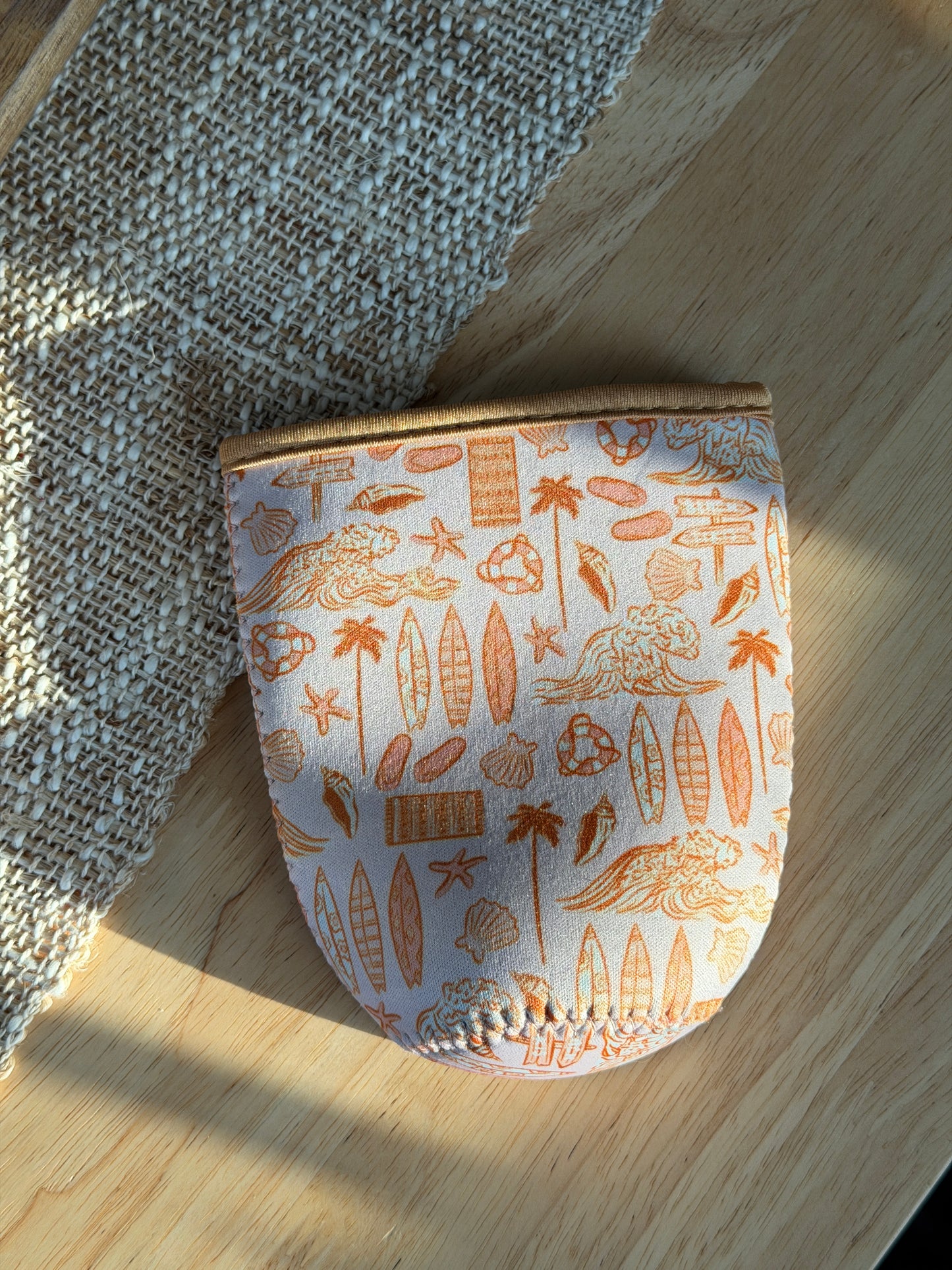 Coastal Sunset Coffee Coozie