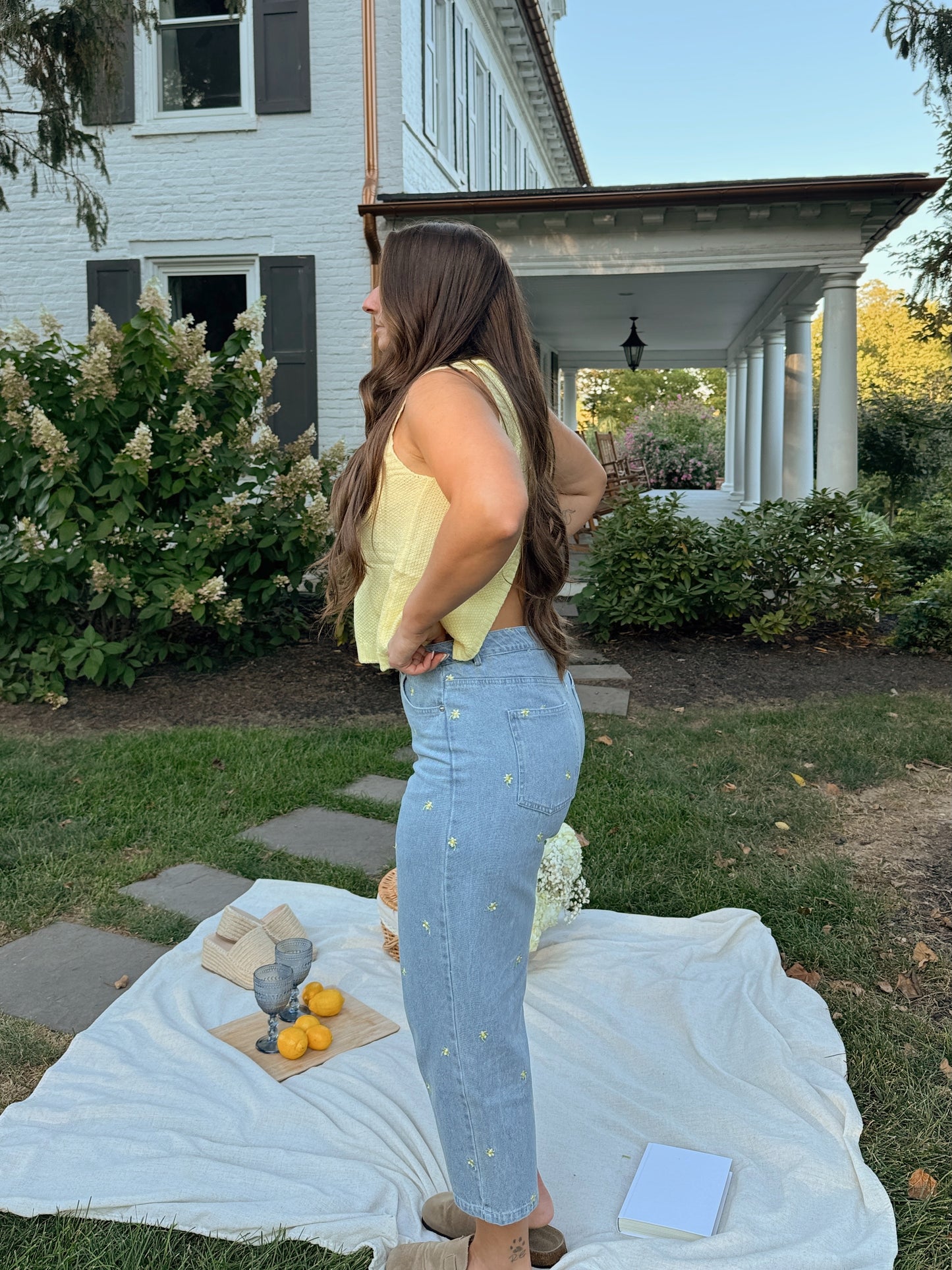 Belly Embroidered Jeans