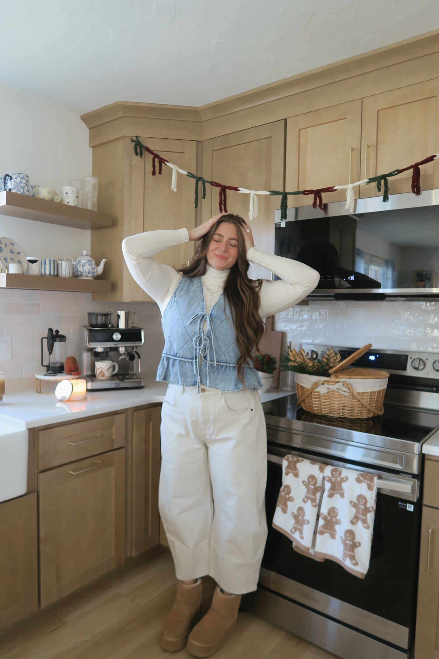 Give Thanks Denim Vest