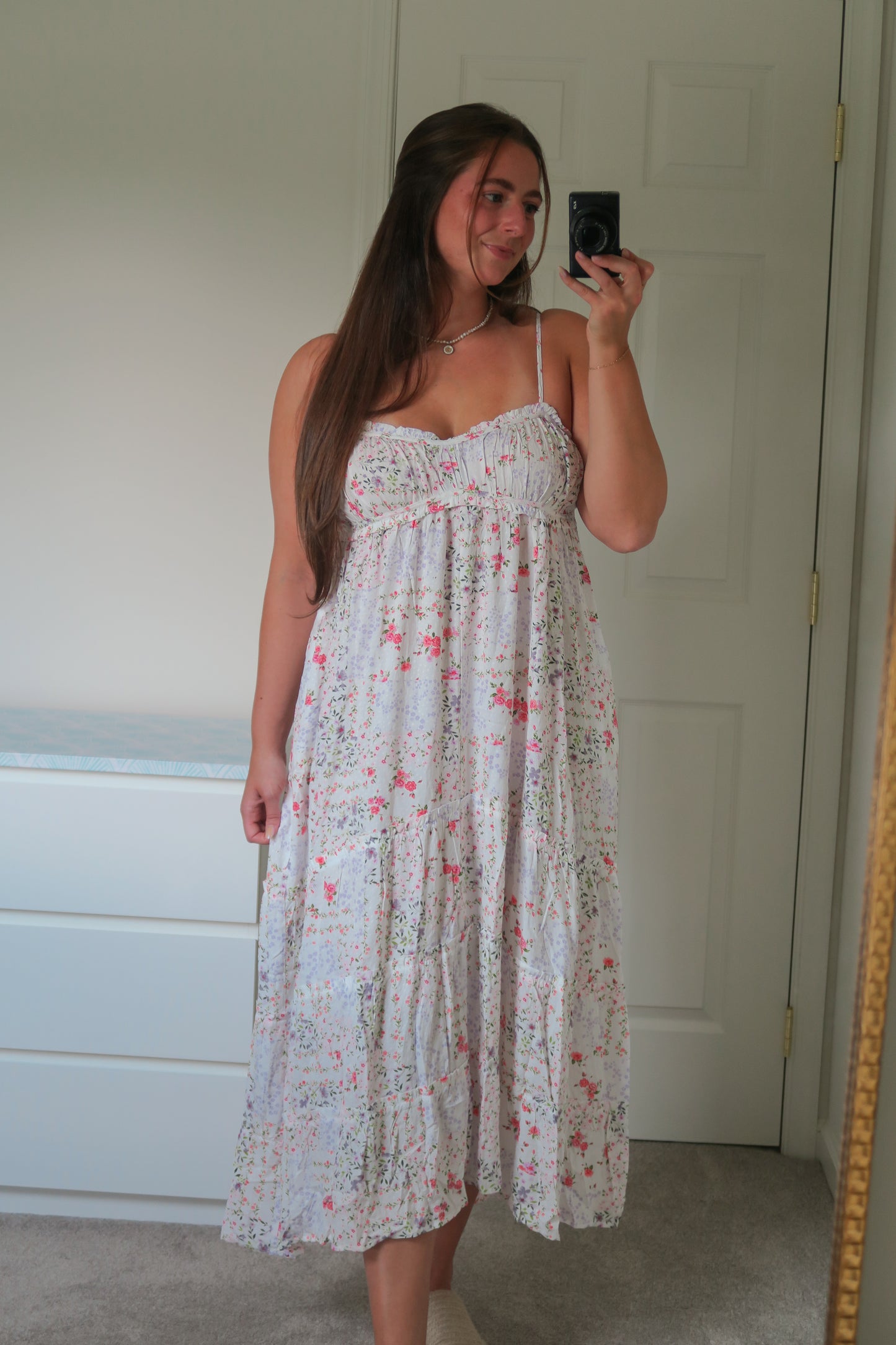 Flower Field Midi Dress