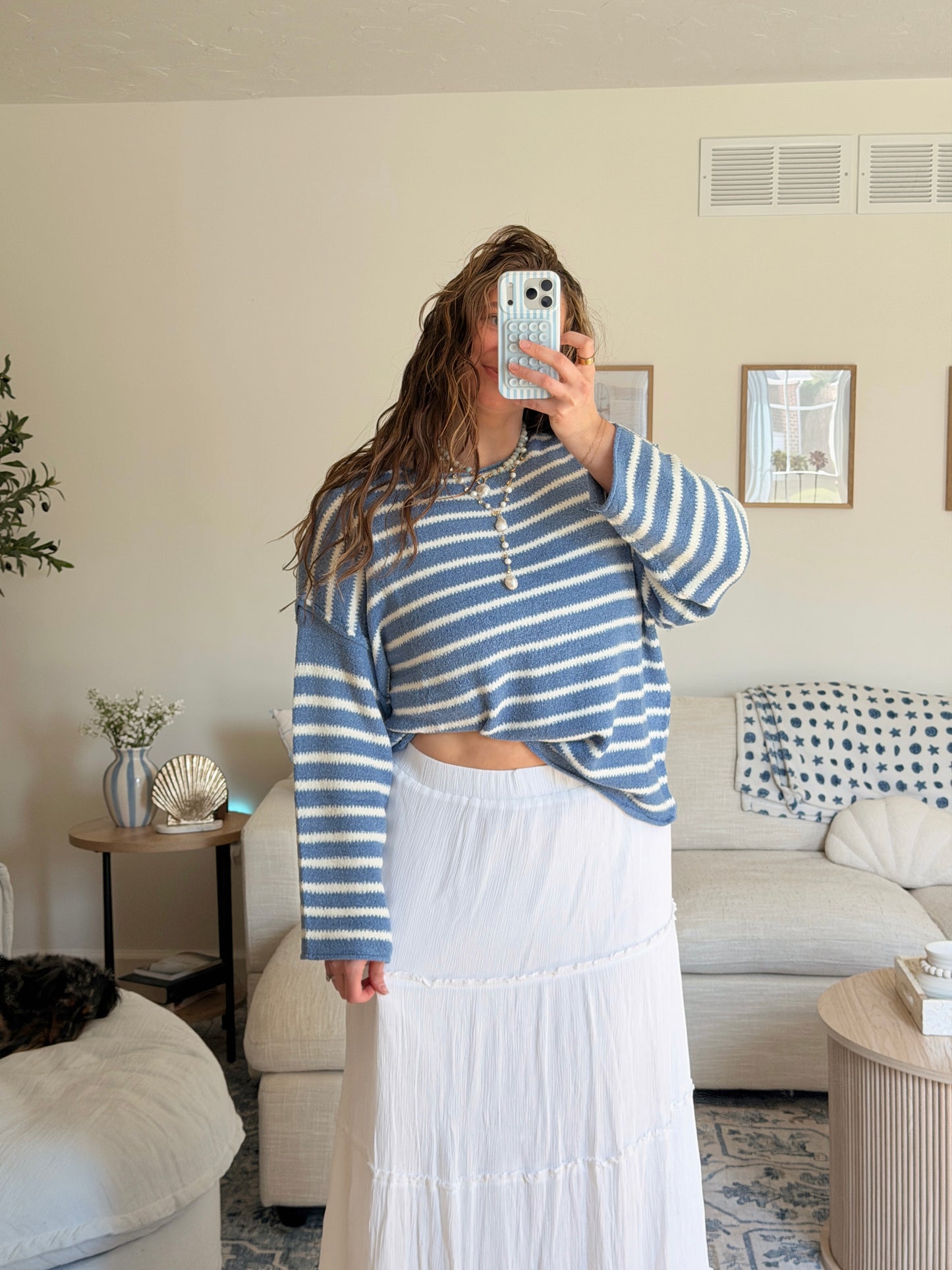 Salt Waves Sweater - Blue