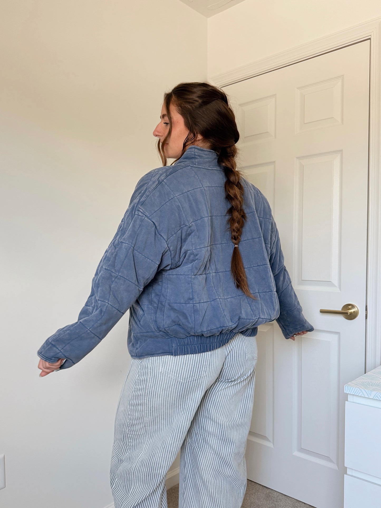 Denim Connie Quilted Jacket