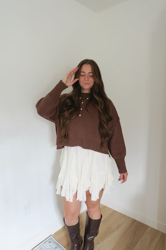 Driftwood Sweater - Chocolate