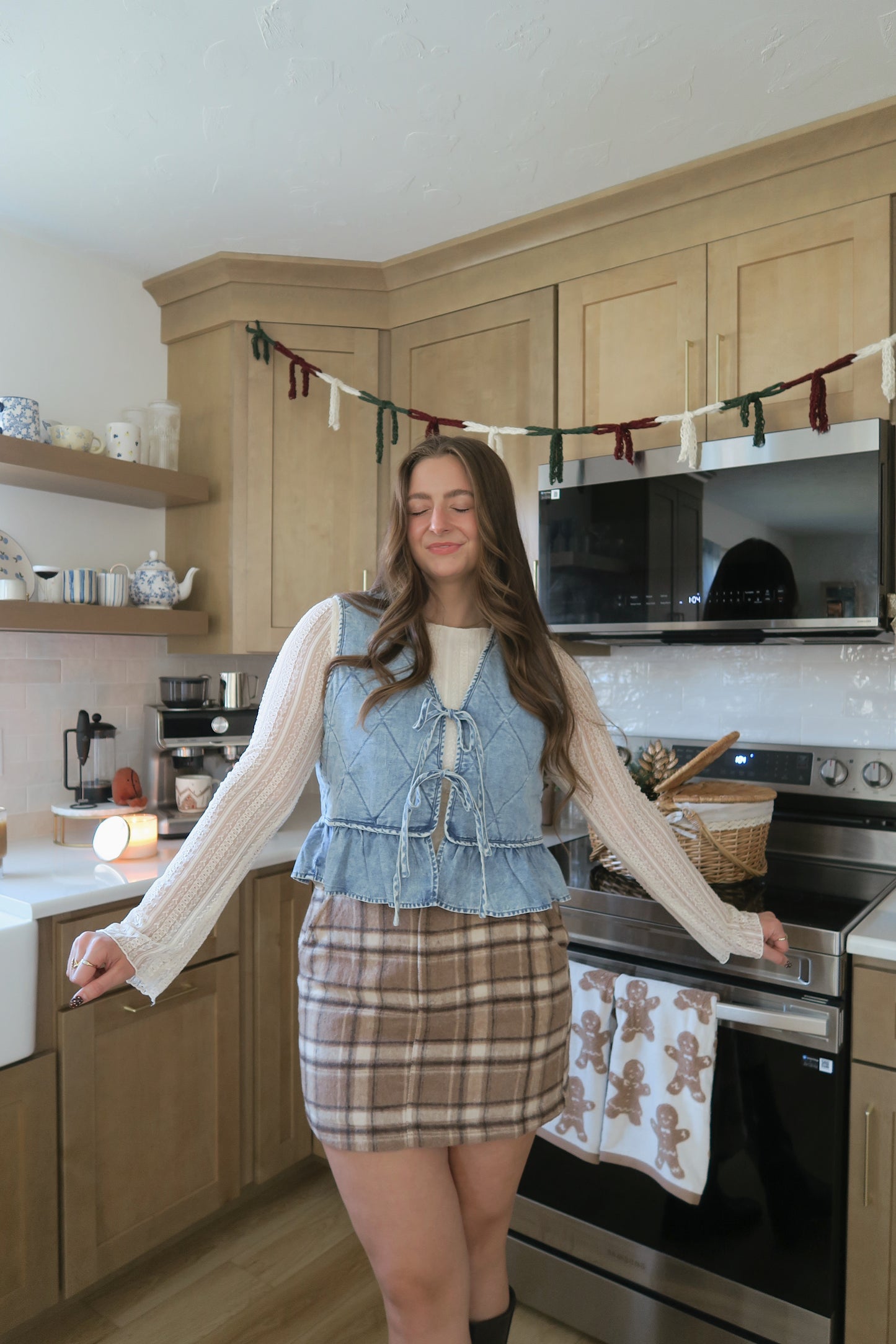 Give Thanks Denim Vest