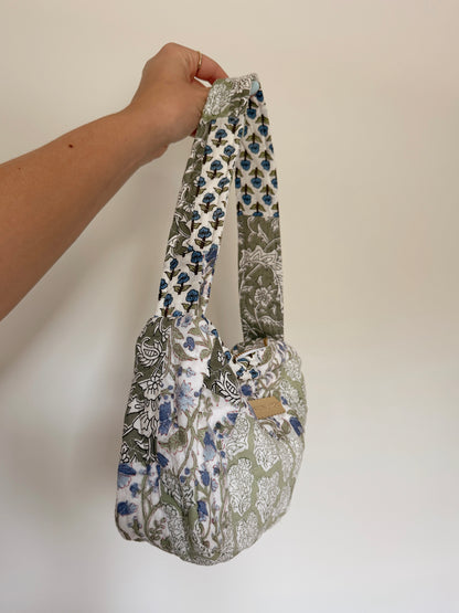 Whimsical Petals Quilted Purse