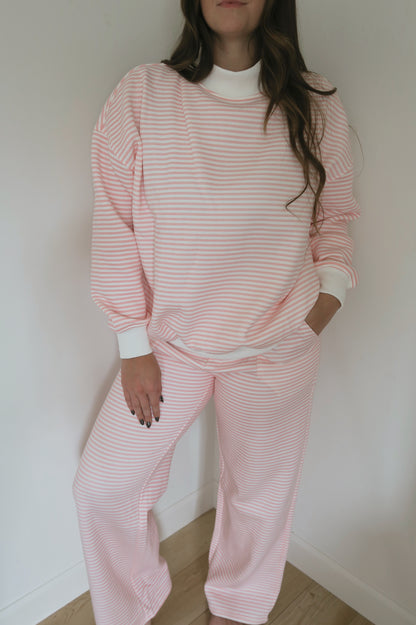 Pink Cotton Candy Mockneck