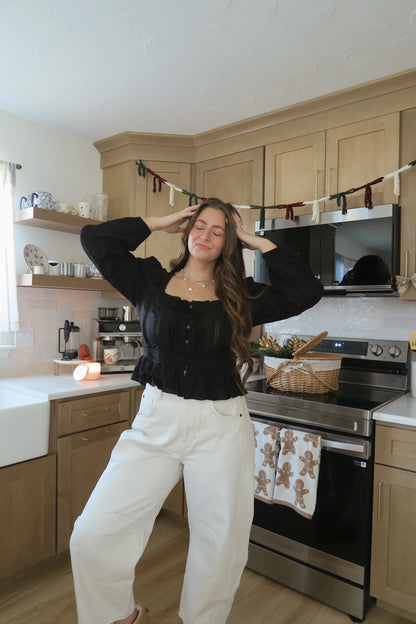 Ophelia Top - Black