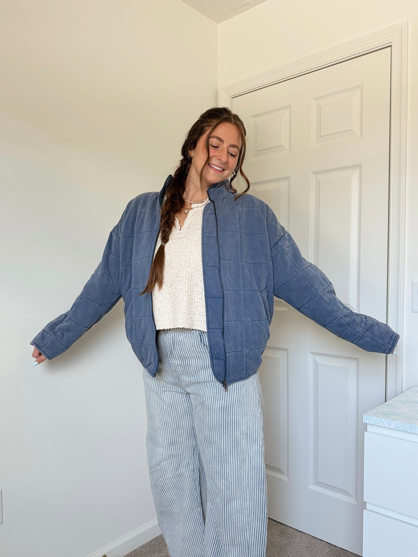 Denim Connie Quilted Jacket