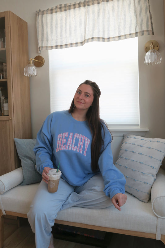 Beachy Blue Crewneck