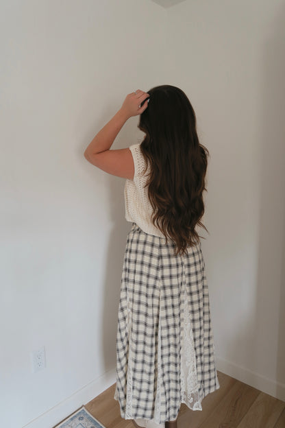 Vintage Sea Maxi Skirt