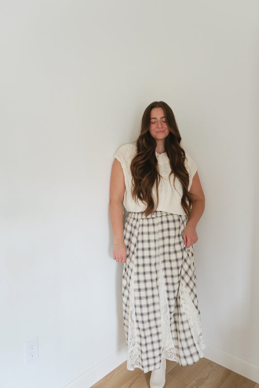 Vintage Sea Maxi Skirt