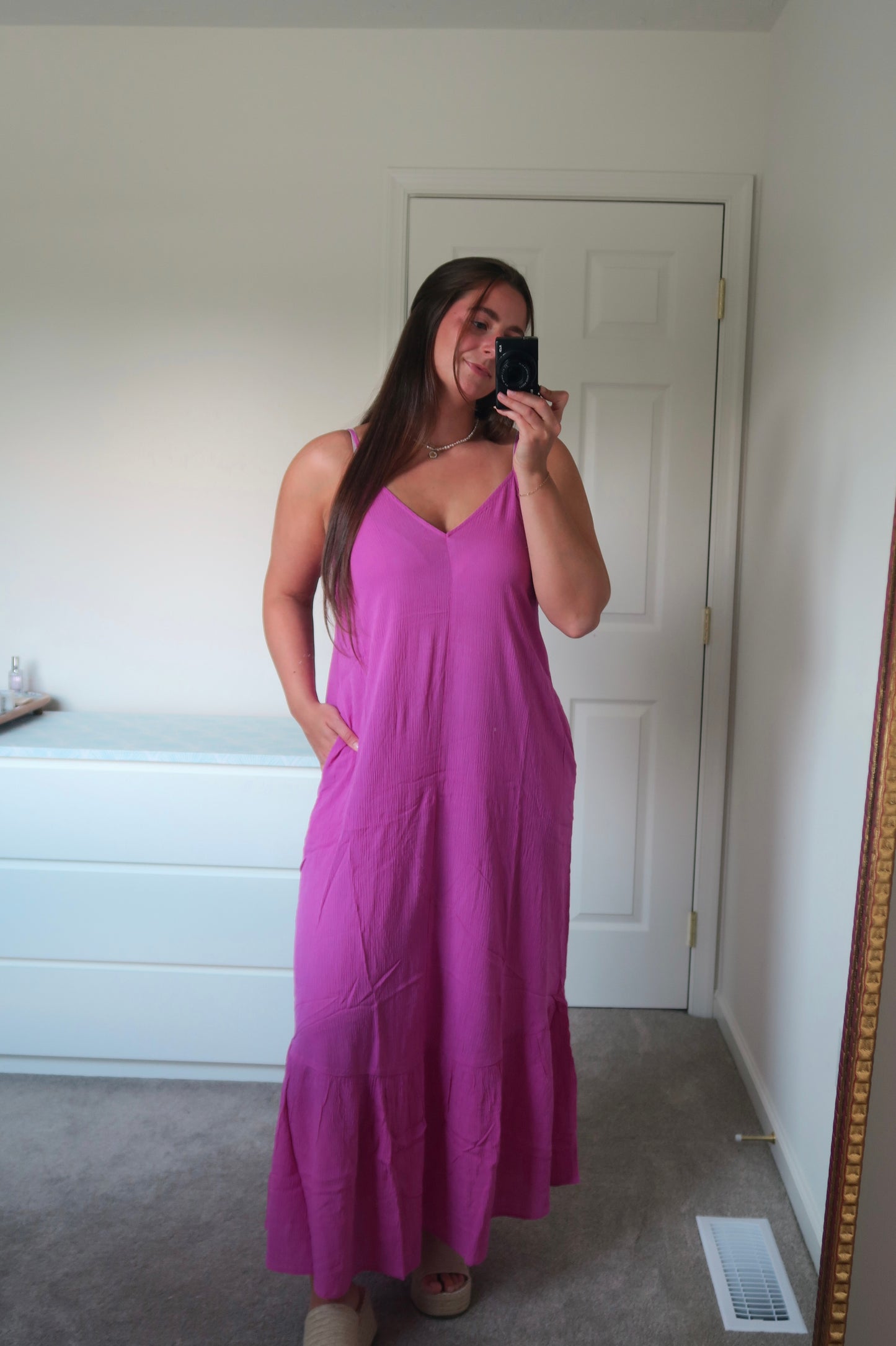 Barbie Linen Maxi Dress