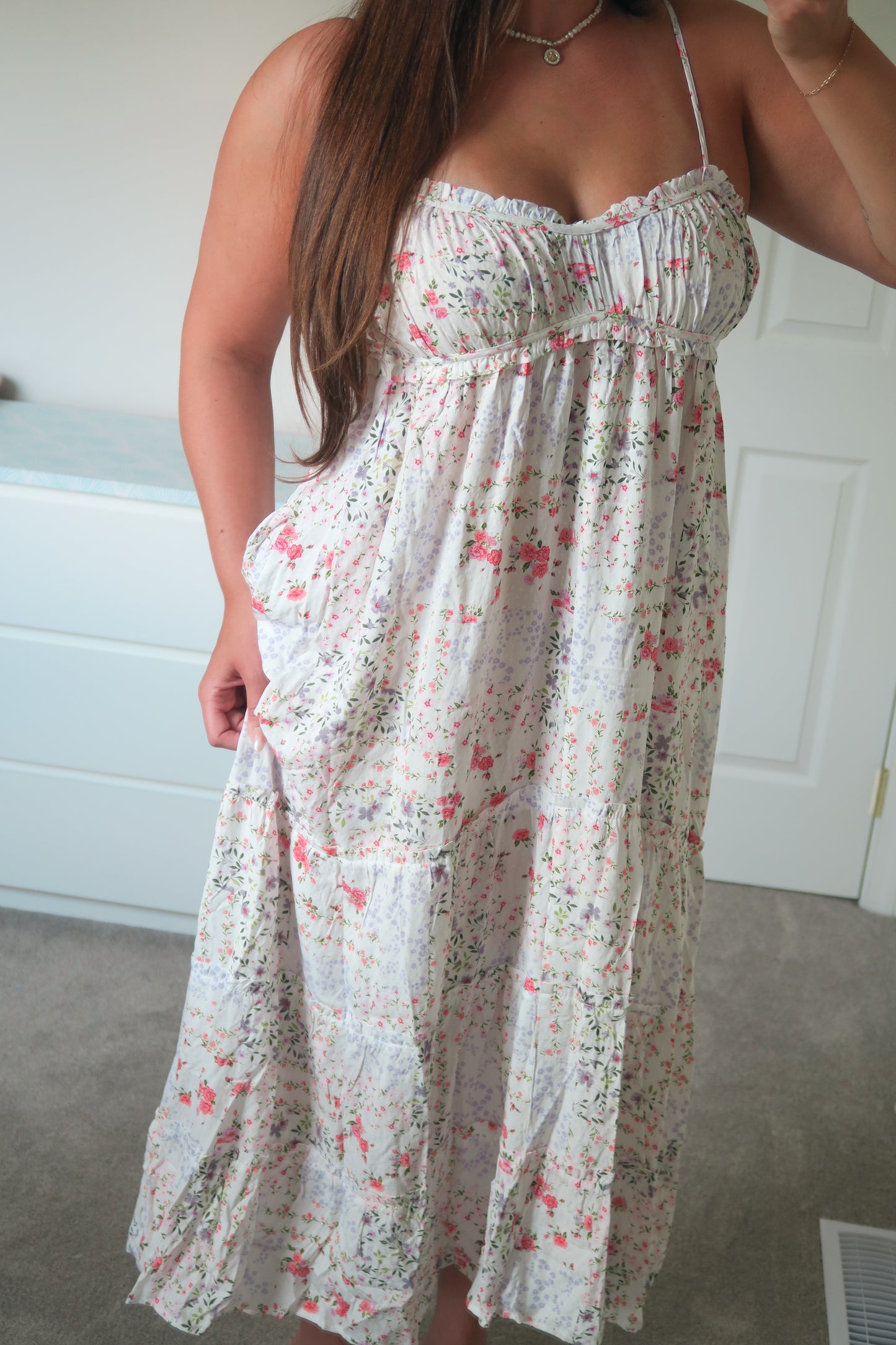 Flower Field Midi Dress