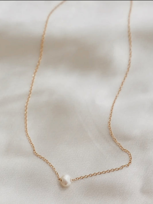 Pearl Cove Necklace (gold & silver)