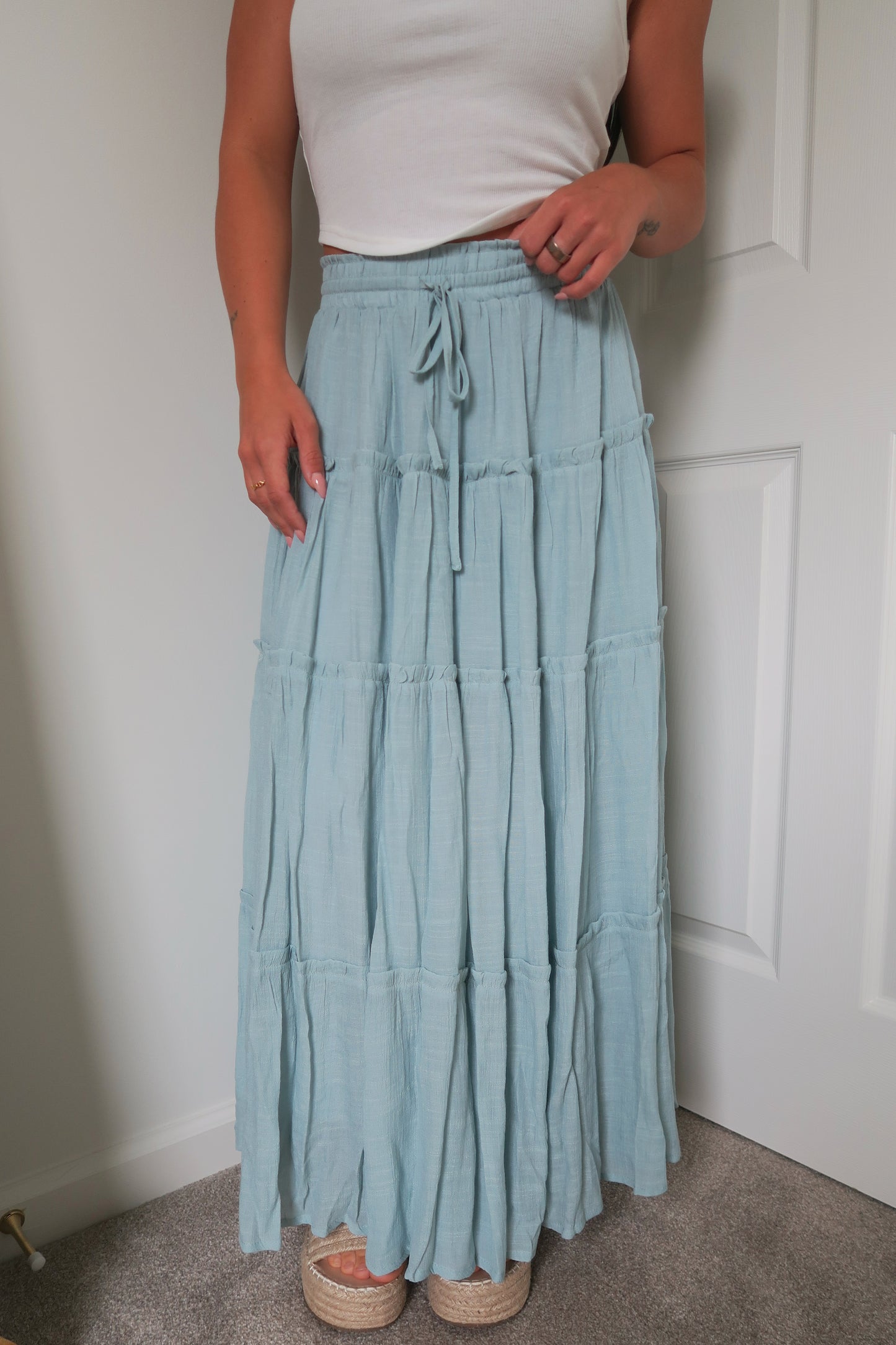 Ocean Mist Maxi Skirt
