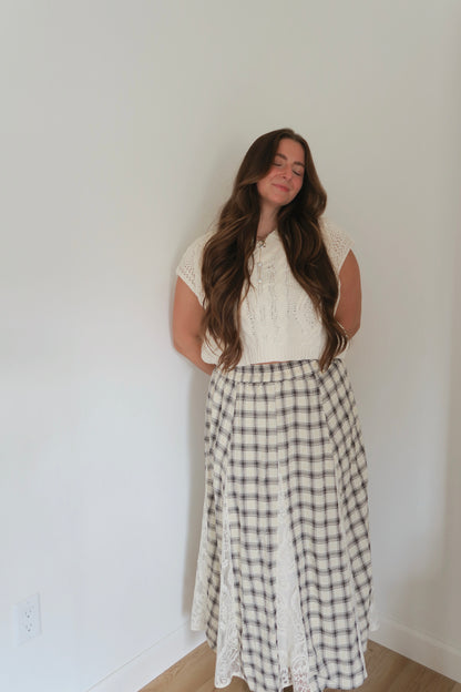 Vintage Sea Maxi Skirt