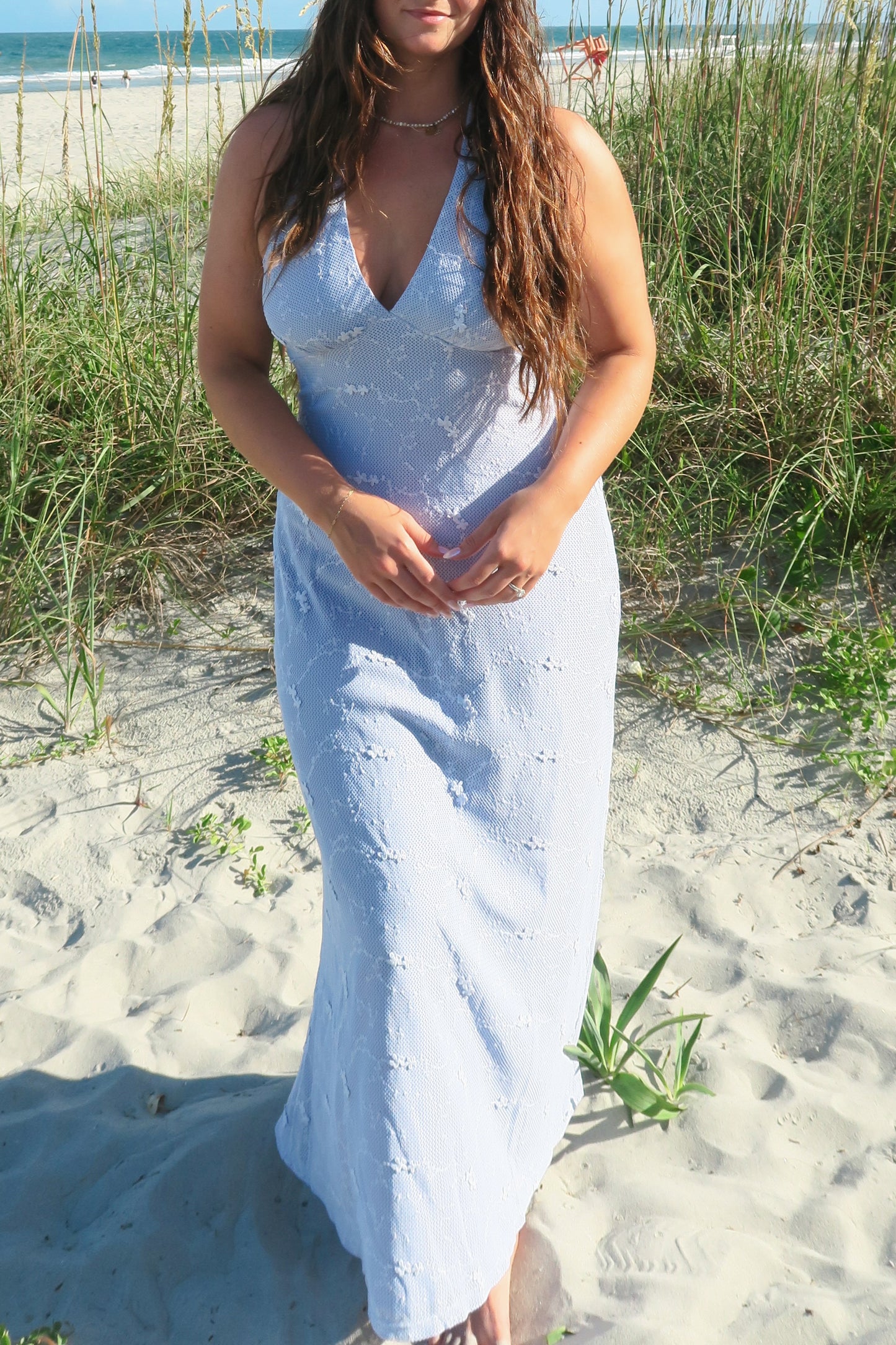 Lacey Skies Maxi Dress