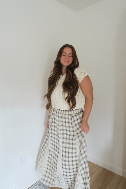 Vintage Sea Maxi Skirt