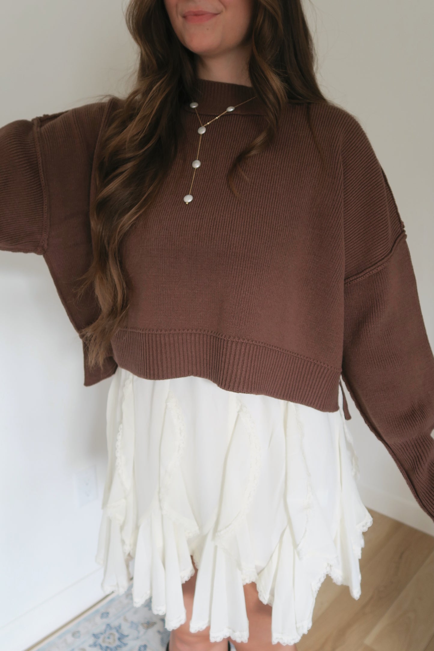 Driftwood Sweater - Chocolate