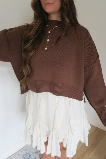 Driftwood Sweater - Chocolate