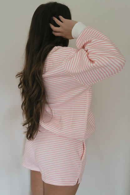 Pink Cotton Candy Mockneck