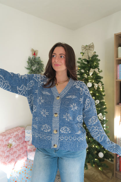 Icy Bloom Cardigan